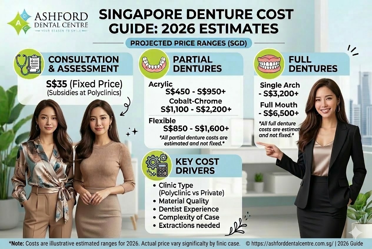 How Much Do Dentures Cost in Singapore (2026 Guide)