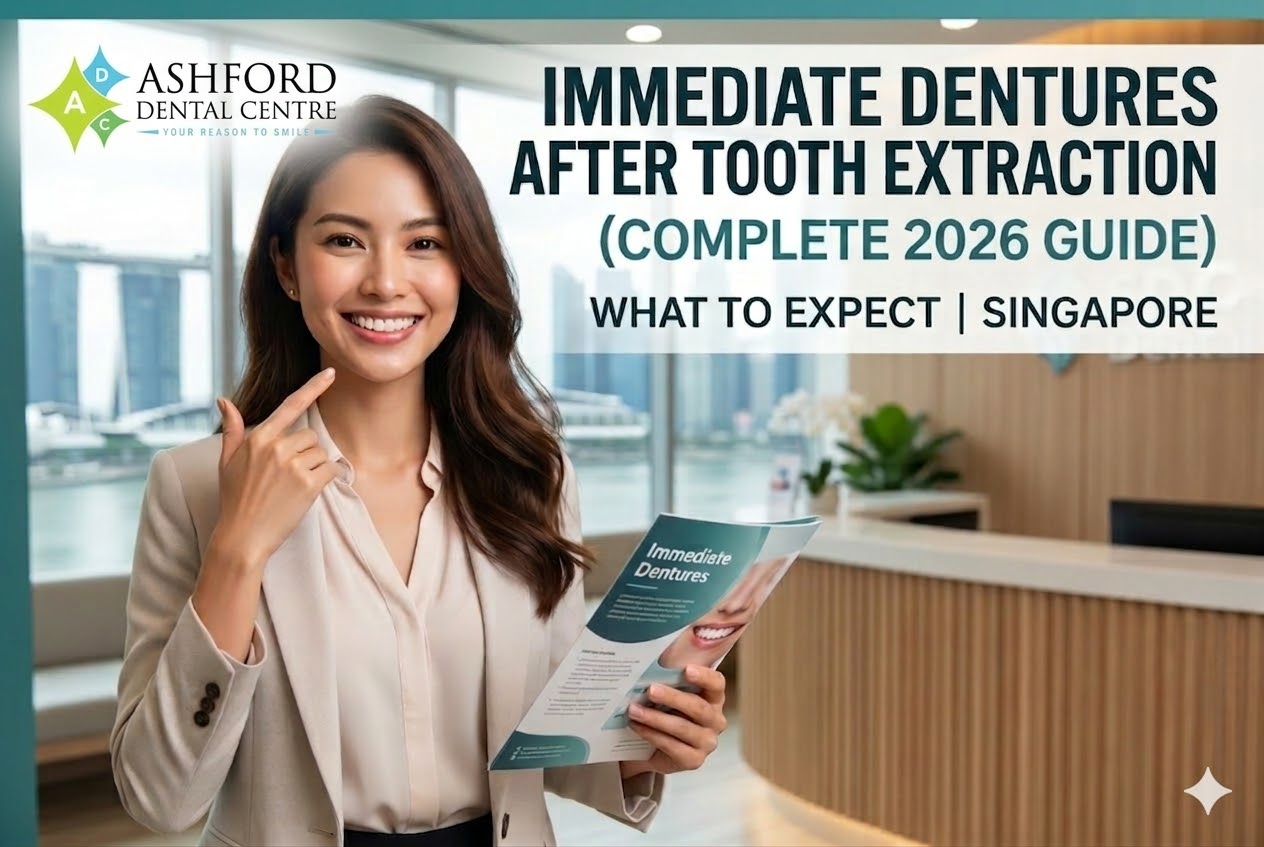 Immediate Dentures After Tooth Extraction in Singapore- What to Expect (Complete 2026 Guide)