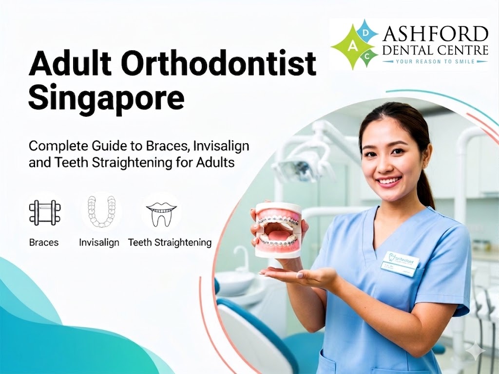 Adult Orthodontist Singapore- Complete Guide to Braces, Invisalign and Teeth Straightening for Adults Ashford Dental Center