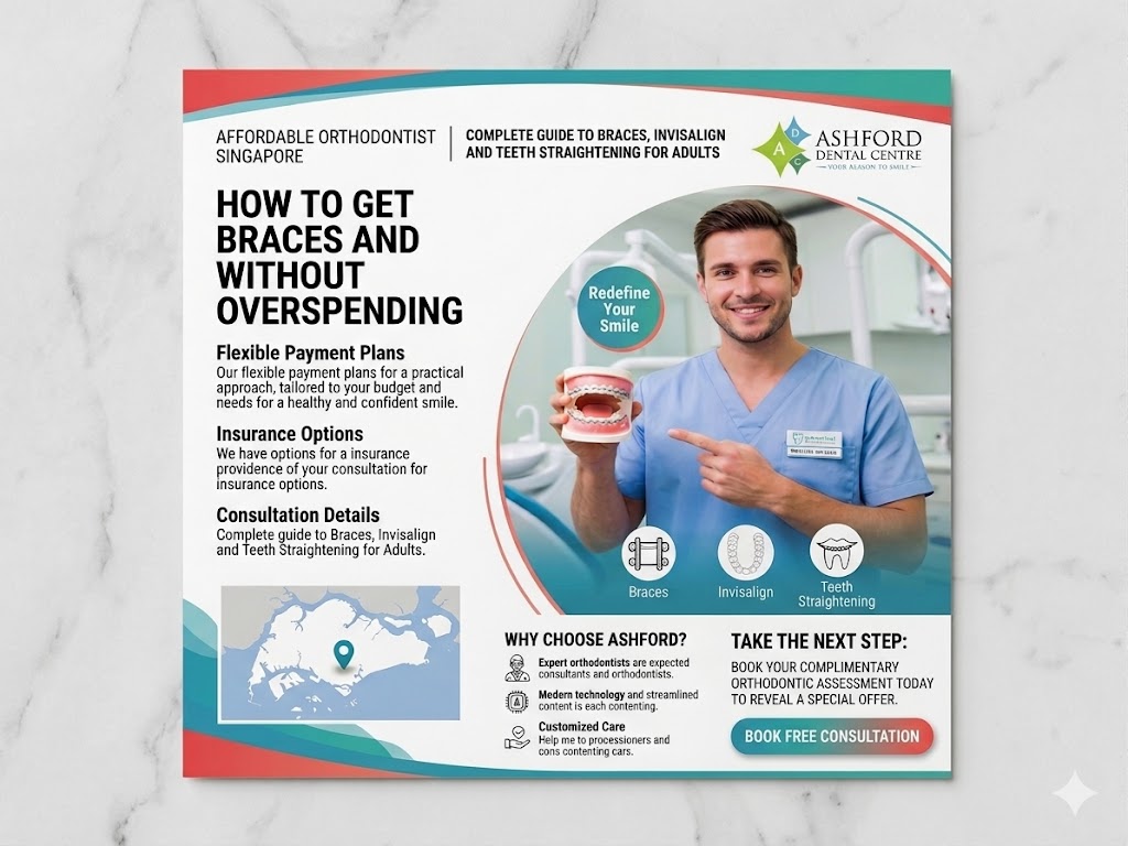 Affordable Orthodontist in Singapore- How to Get Braces and Invisalign Without Overspending Ashford Dental Center