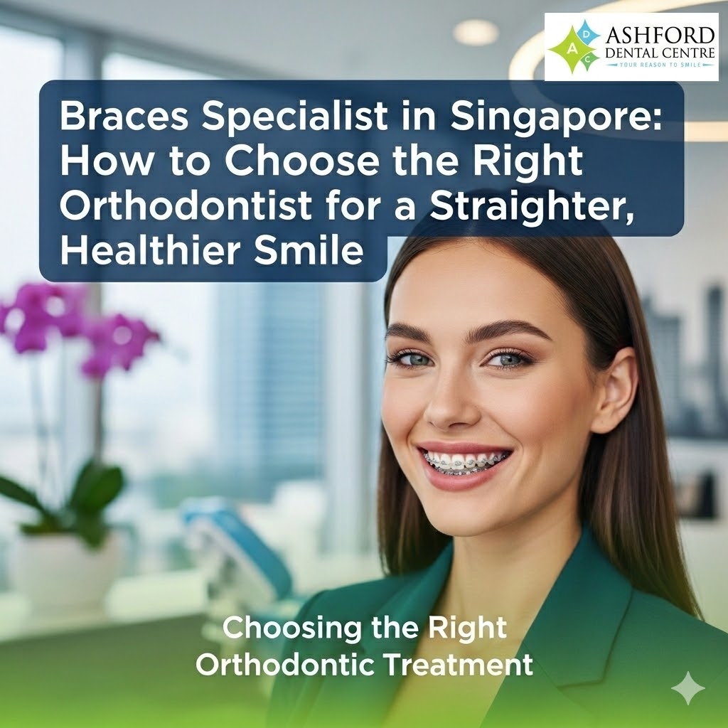 Braces Specialist in Singapore- How to Choose the Right Orthodontist for a Straighter, Healthier Smile Ashford Dental Center
