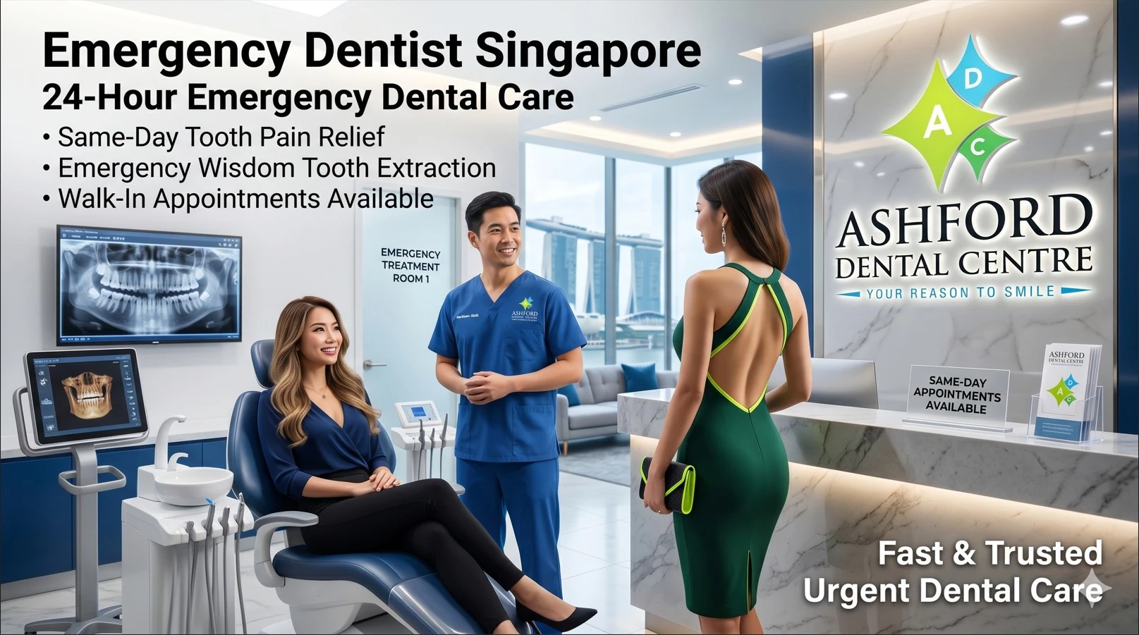 Emergency Dentist Singapore Complete Guide to 24-Hour Emergency Dental Care, Severe Tooth Pain, Wisdom Tooth Infection & Urgent Dental Treatment-Ashford Dental Center