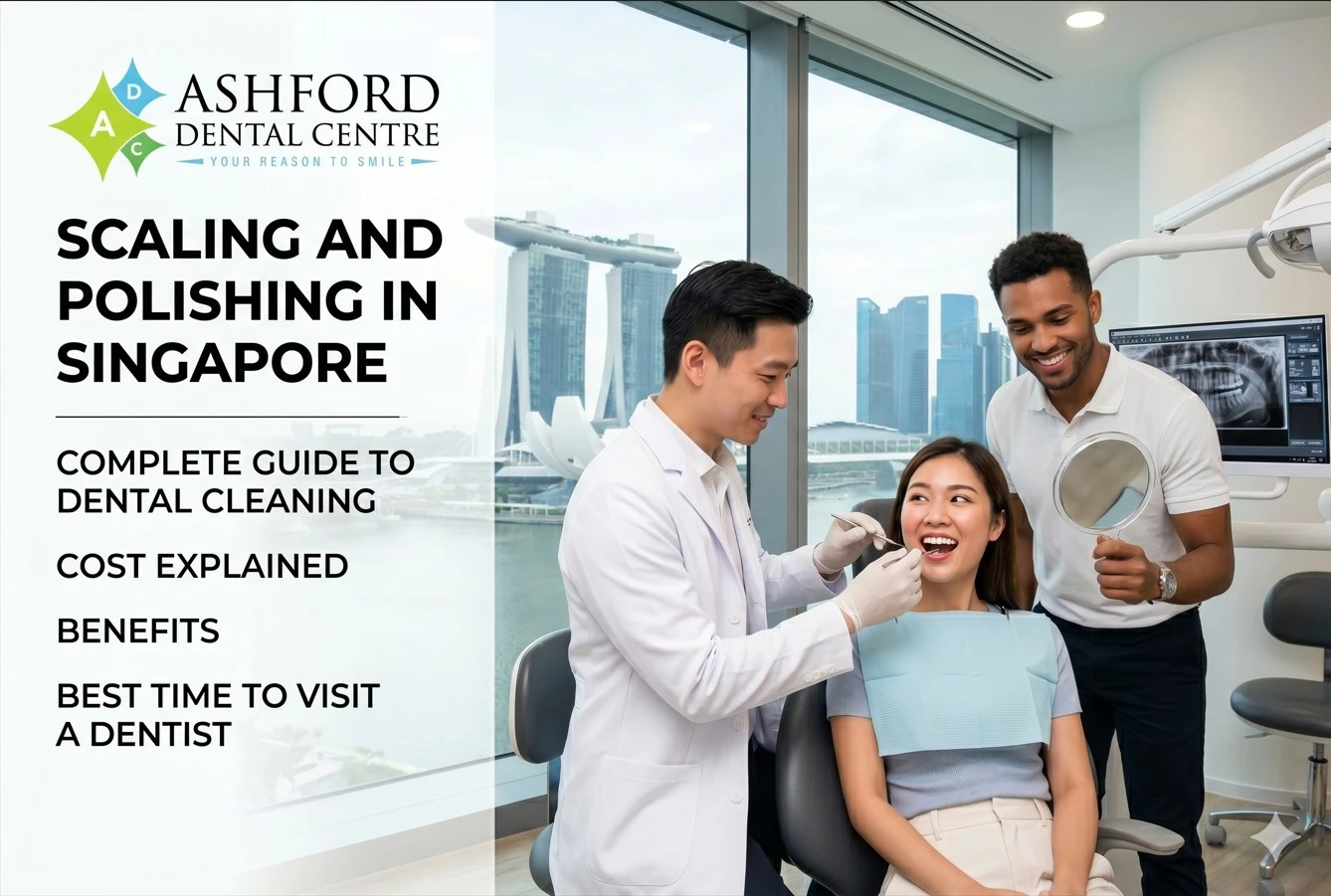 Scaling and Polishing Singapore Complete Guide to Dental Cleaning, Cost, Benefits & Best Time to Visit a Dentist-Ashford Dental Center